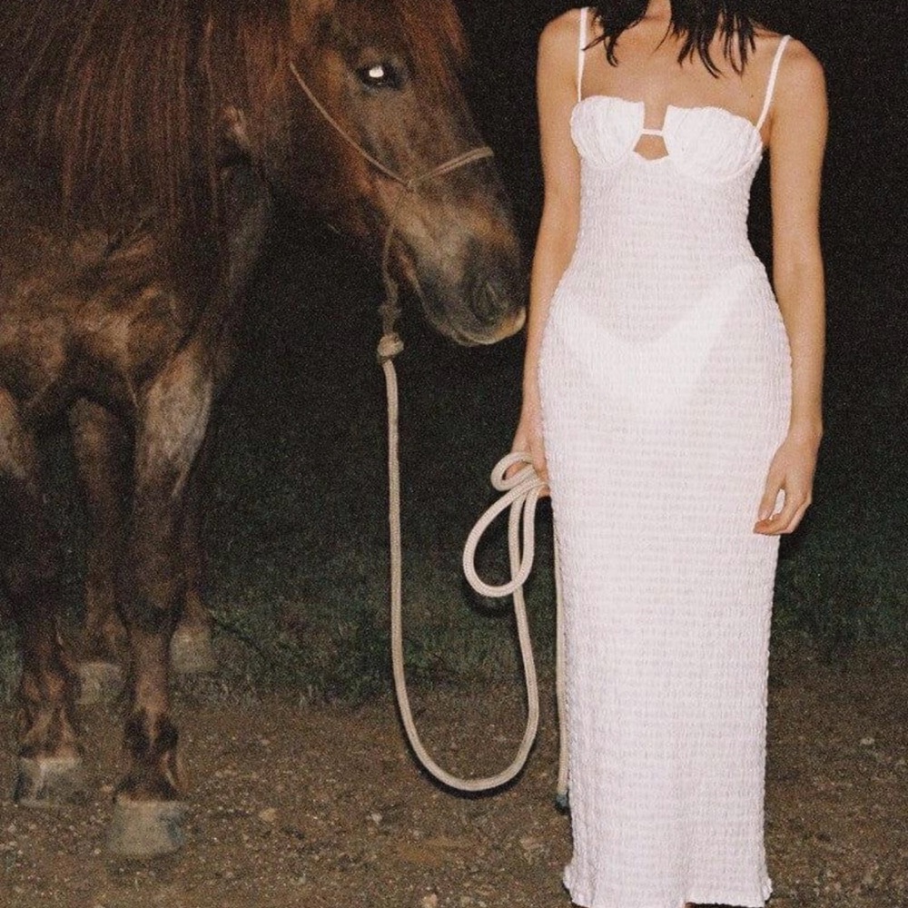 Montce white cut out dress